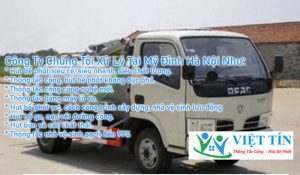 Hút bể phốt tại Mỹ Đình