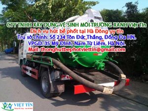 Hút Bể Phốt tại Hà Đông